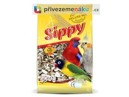 Sippy deluxe krmivo pro malé a střední papoušky 450g