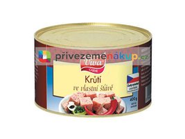 Viva Krůtí ve vlastní šťávě 400g