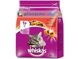 Whiskas granule hovězí 800g